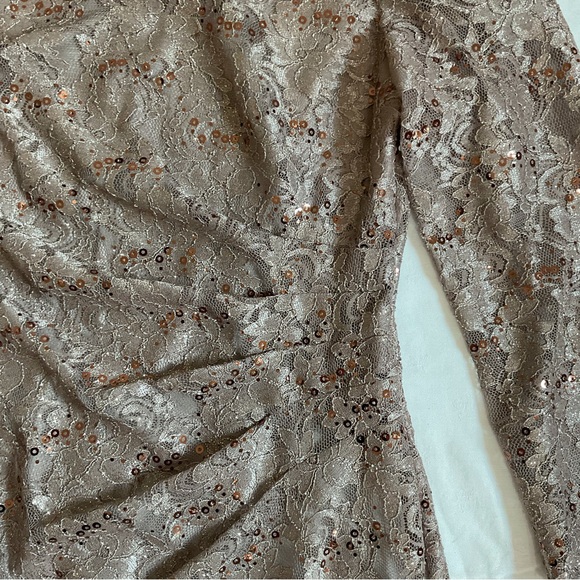 J Howard Lace Sequin Shift Dress - Picture 4 of 11